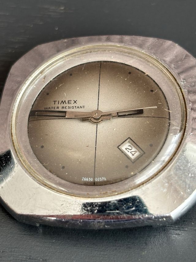Reloj Timex Vintage Dorado y Plateado