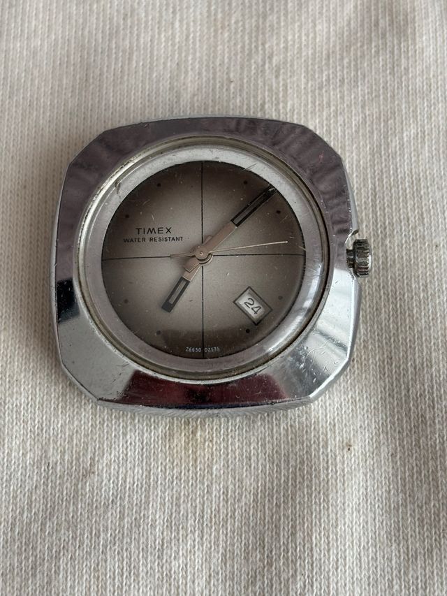 Reloj Timex Vintage Dorado y Plateado