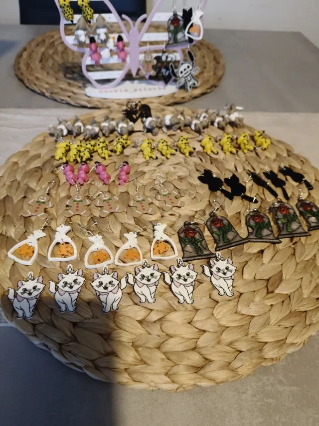 Pendientes 3D originales