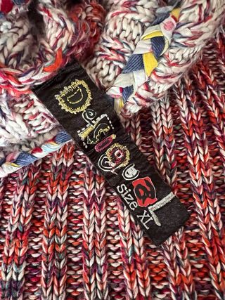 Jersey Desigual Multicolor lana, cuello alto