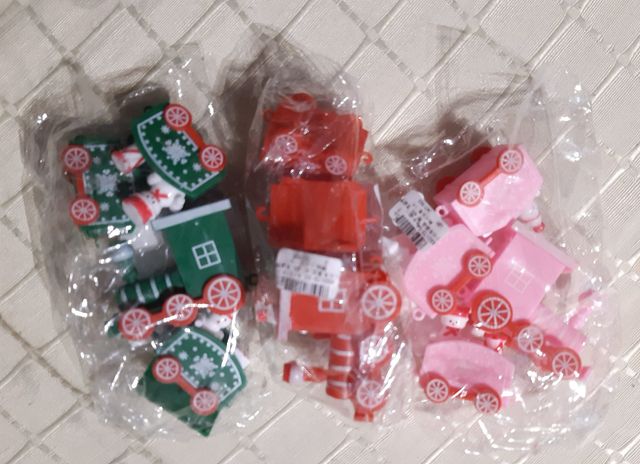 OF- Pack: Lote 3 Muñecos + Lote 3 trenes Navidad