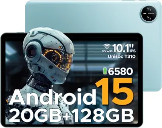 Tablet Android 15 20GB+128GB Azul