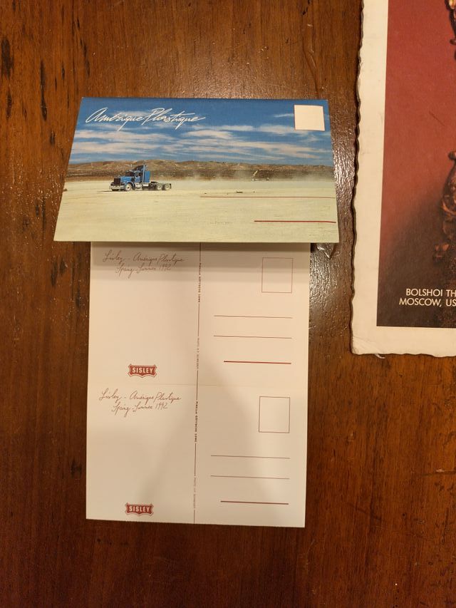 Materiale pubblicitario Sisley anni 80-90