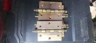 Bisagras de latón para puerta (6+8 unidades)