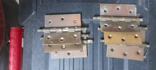 Bisagras de latón para puerta (6+8 unidades)