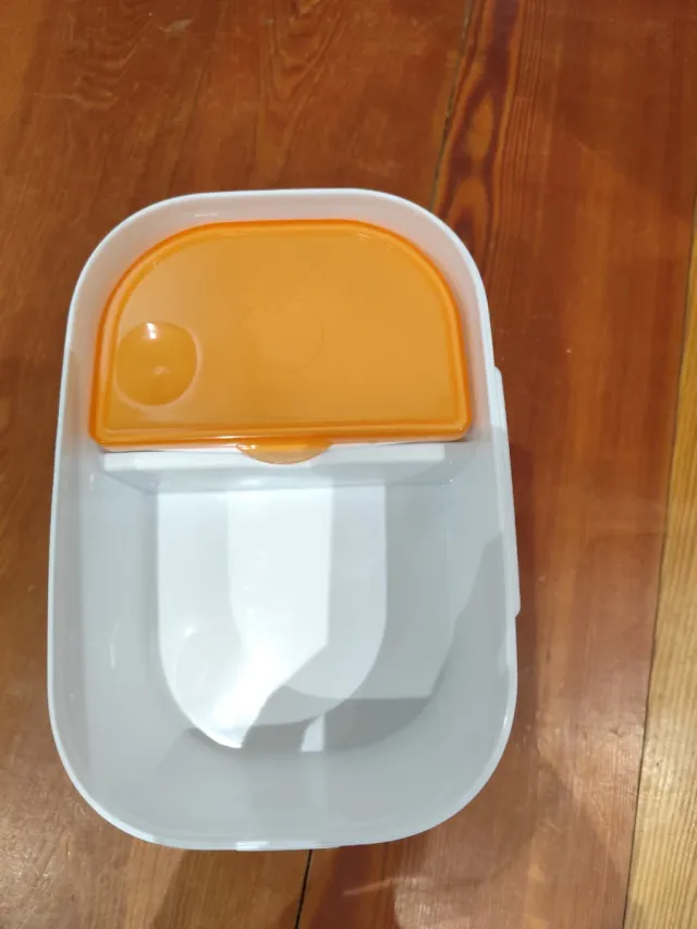 Fiambrera térmica eléctrica naranja