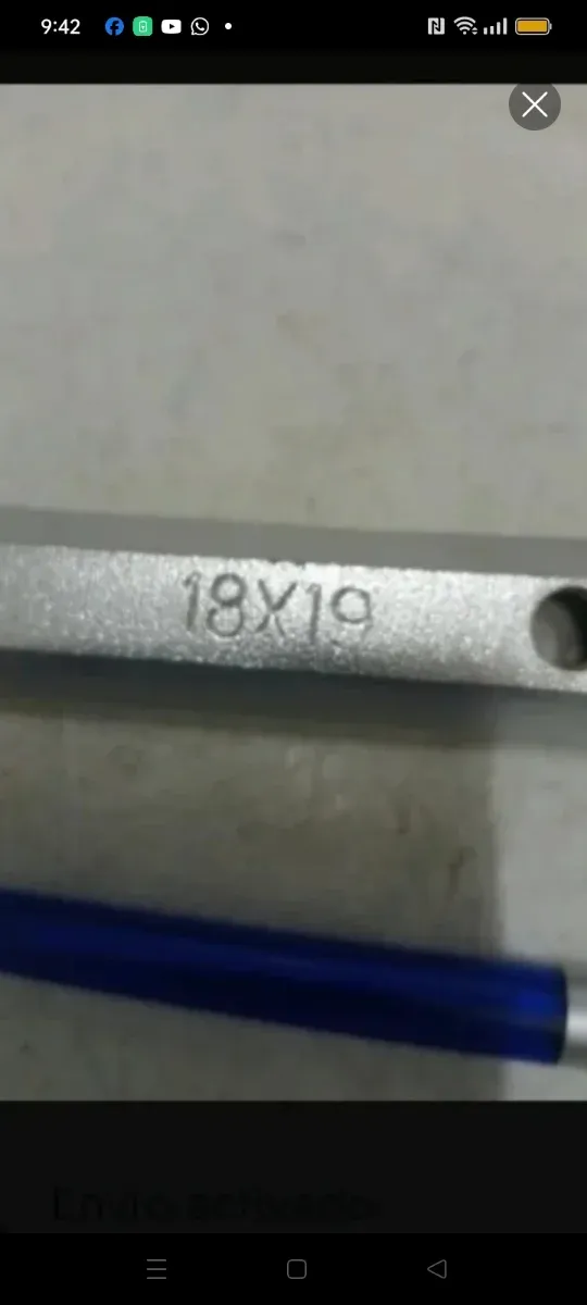 Llave de tubo 18-19