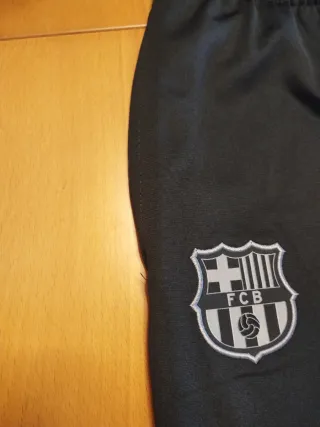 Pantalones chándal FC Barcelona Nike Negro.