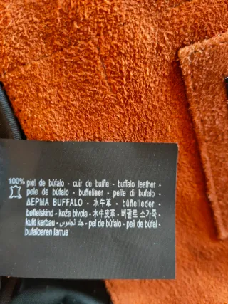 Chaqueta ante piel búfalo