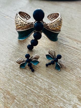 Conjunto Bimba y Lola: Pulsera y Pendientes