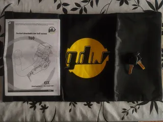 Enganche de remolque GDW T60. Hyundai Kona EV