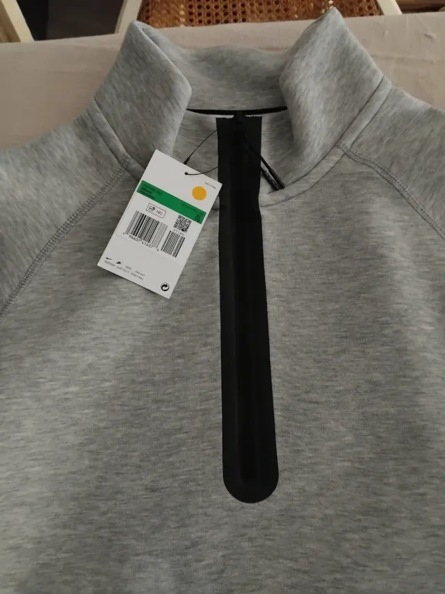 Sudadera Nike Tech Hombre XL Gris