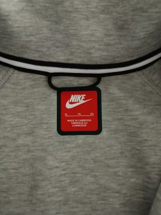 Sudadera Nike Tech Hombre XL Gris
