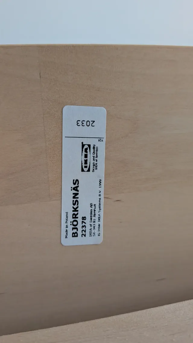 Cama Ikea BJÖRKSNÄS 160x200 + 2 Somieres Lonset