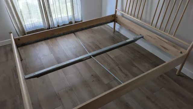 Cama Ikea BJÖRKSNÄS 160x200 + 2 Somieres Lonset