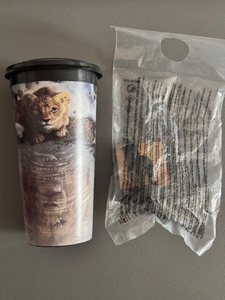 Bicchiere Mufasa con topper - Disney