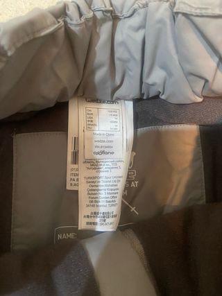 Pantalón de esquí/nieve gris Talla 14a