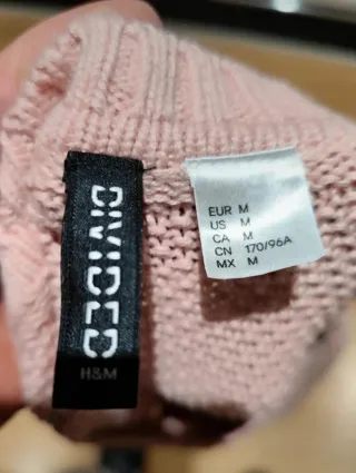 Jersey rosa y azul mujer