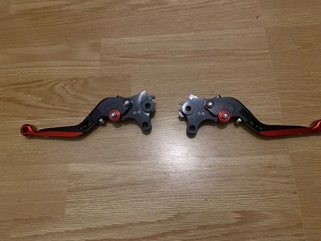 Manetas de moto ajustables