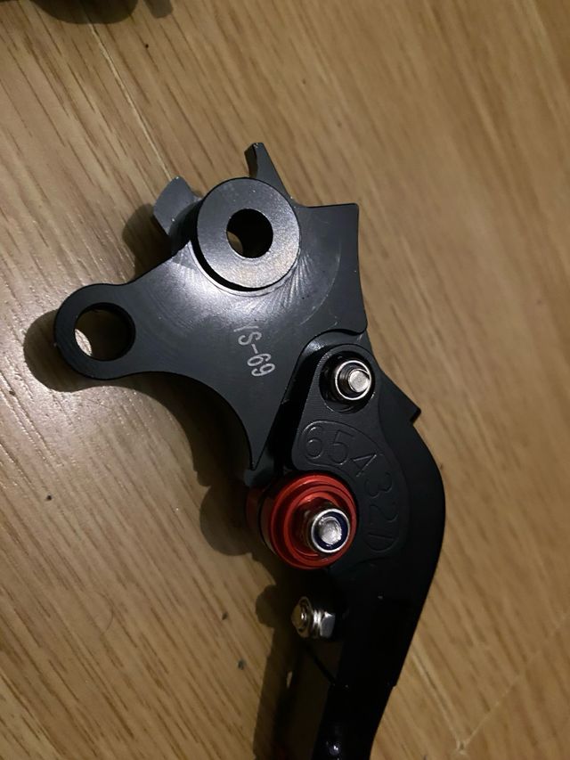 Manetas de moto ajustables