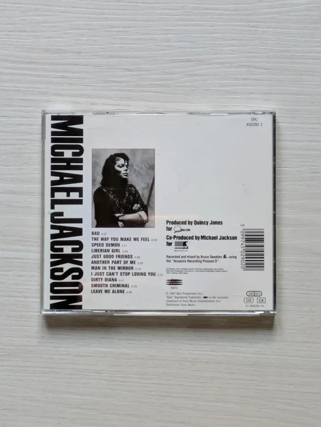 Michael Jackson Bad CD