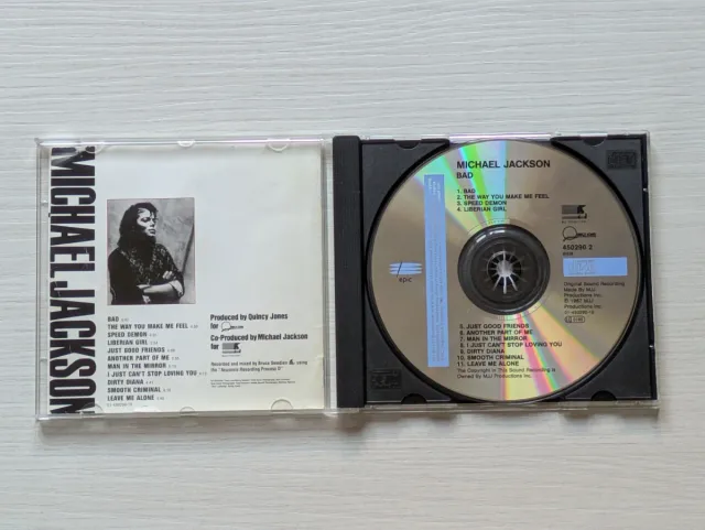 Michael Jackson Bad CD
