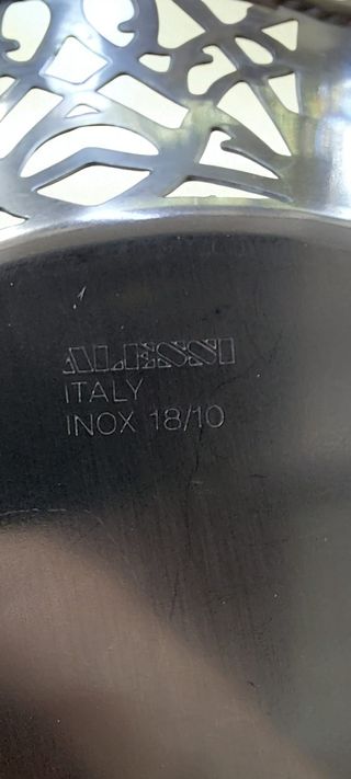 Alessi Alfra Cestino Centrotavola Argento