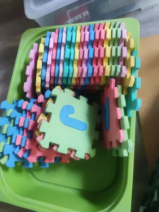 Puzzle de letras y números