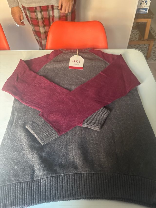 Jersey Hackett Gris Talla L