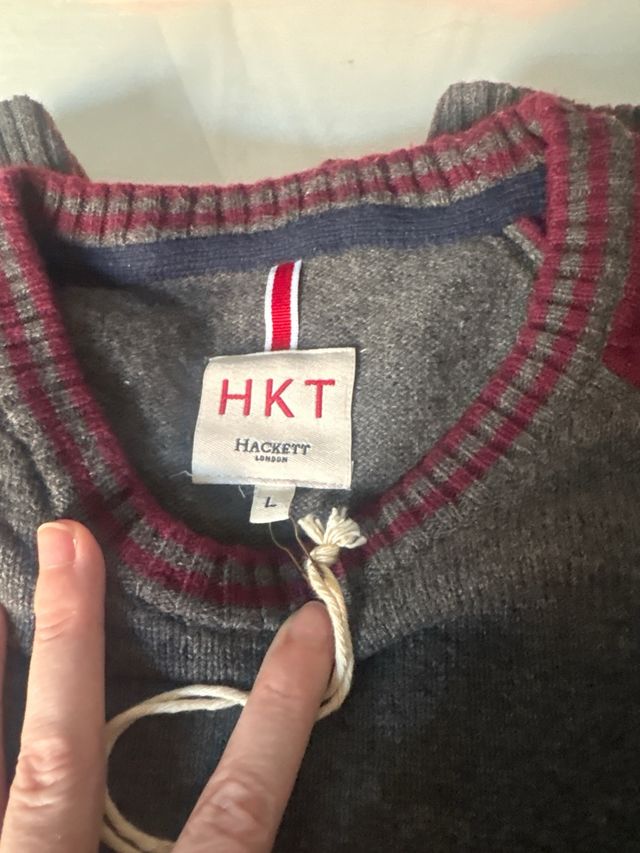 Jersey Hackett Gris Talla L