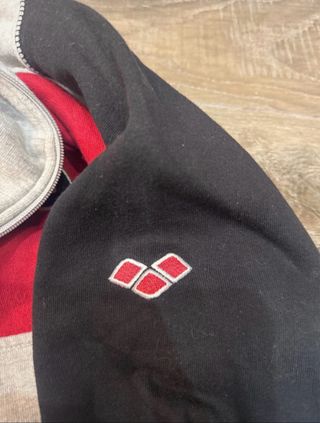 Felpa Arena Uomo XXL Grigio/Rosso