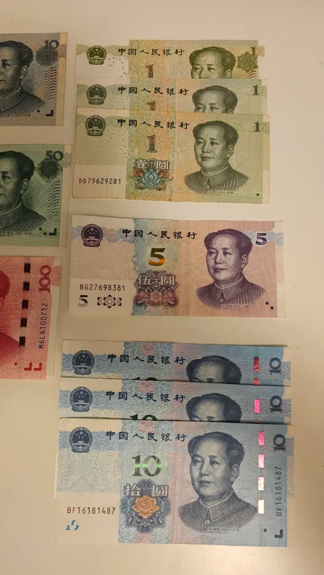 Billetes de Yuan Chino