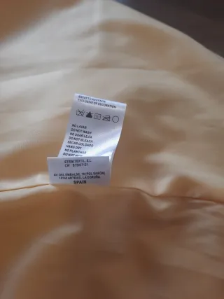 Abrigo 3/4 mostaza y negro