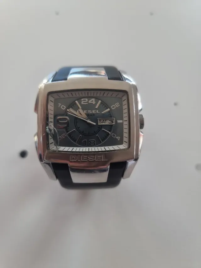 Reloj Diesel Hombre Negro y Plateado