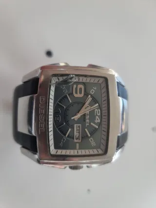 Reloj Diesel Hombre Negro y Plateado