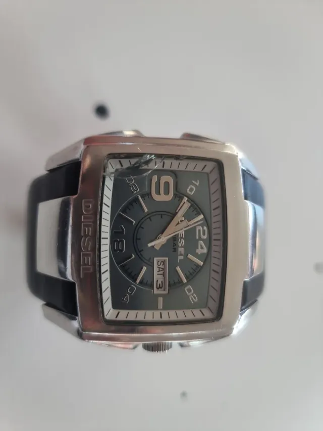 Reloj Diesel Hombre Negro y Plateado