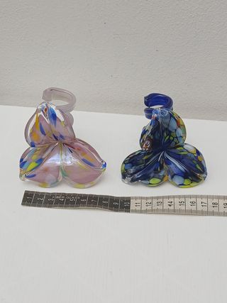 Portacandele in vetro di Murano