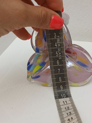 Portacandele in vetro di Murano