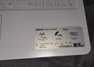 ASUS F540 Notebook Bianco