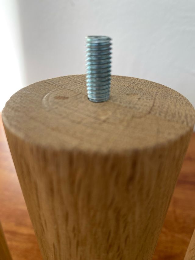 4 Patas Muebles Roble Macizo