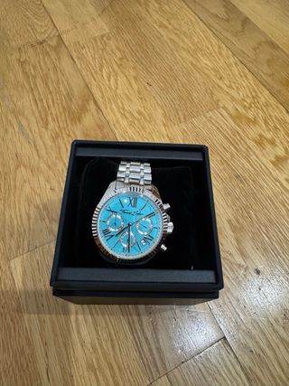 Reloj Thomas Sabo plateado y turquesa