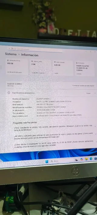 CPU Ordenador Sobremesa i5 Blanco