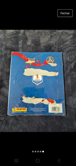 Álbum Panini Copa do Mundo FIFA Rússia 2018