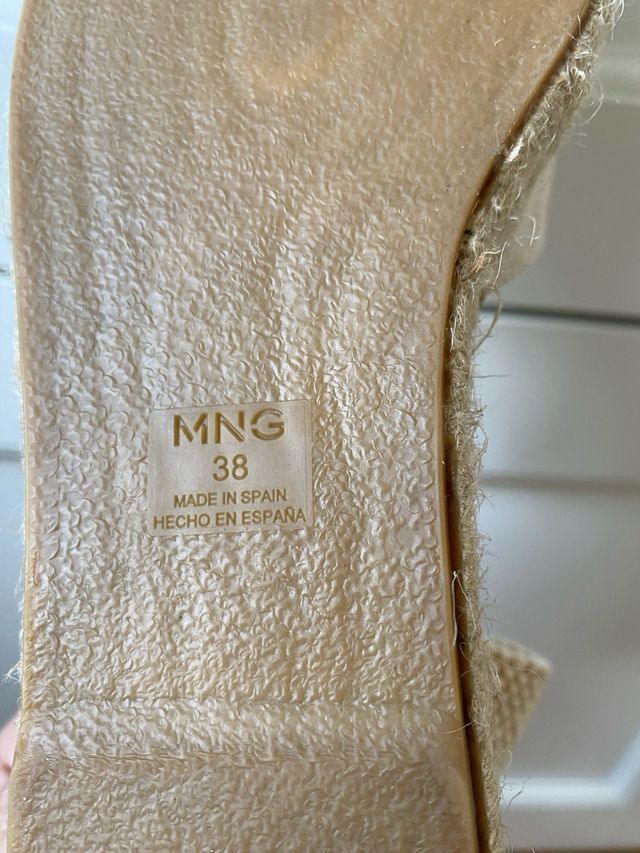 Alpargatas cuña mujer talla 38