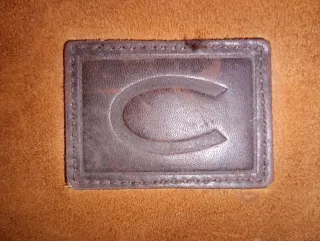 Bolso de Piel Ante Cromia Beige/Marrón