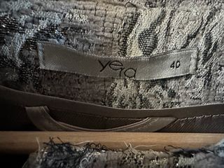 Abrigo Yera mujer gris plata talla 40