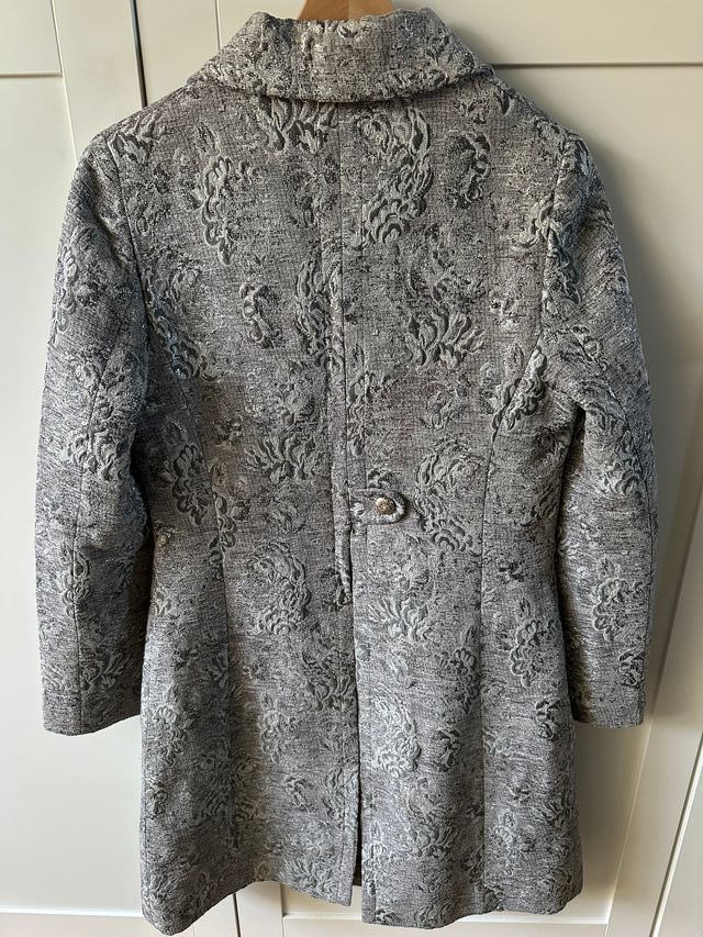 Abrigo Yera mujer gris plata talla 40