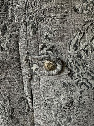 Abrigo Yera mujer gris plata talla 40