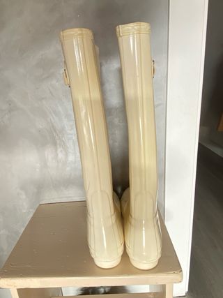 Botas de agua Hunter beige