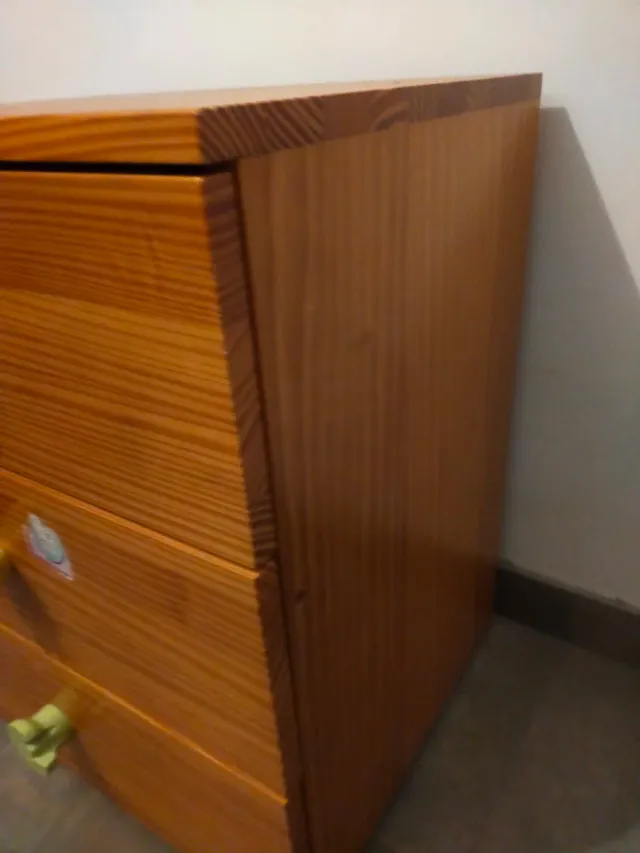 Mesita de noche infantil madera